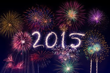 Yeni yıl arifesinde havai fişek 2015
