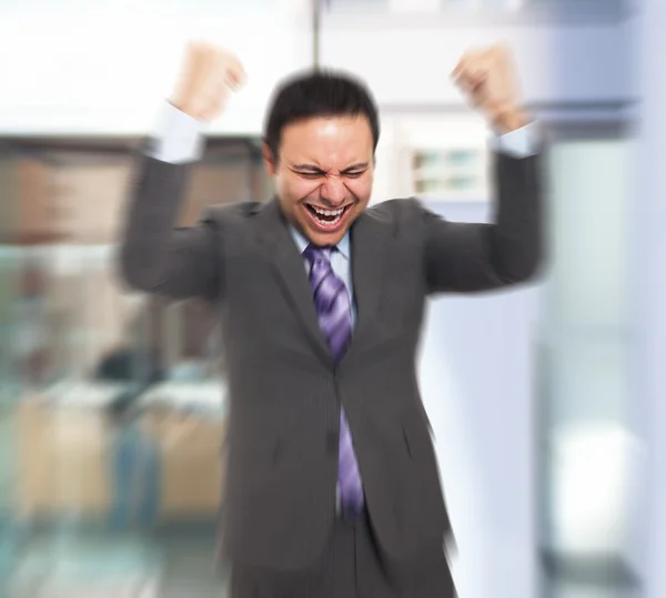 Hombre de negocios muy feliz — Foto de Stock