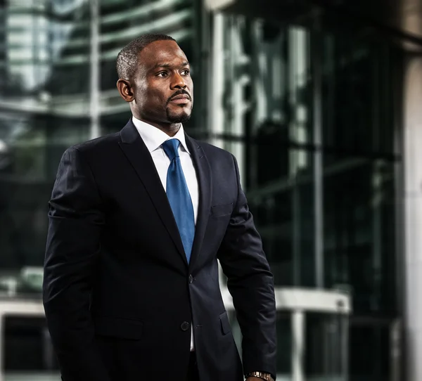 Black businessman — Stock Photo, Image