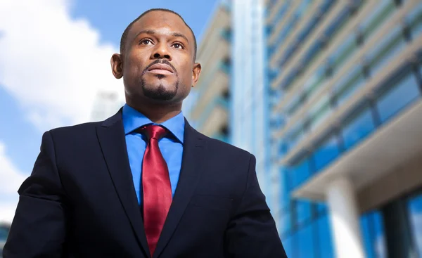 Confident black businessman — Stock Photo, Image