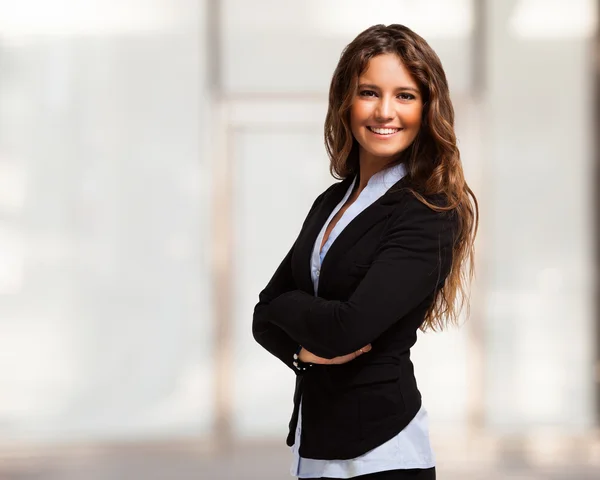 Smiling business woman Stock Picture