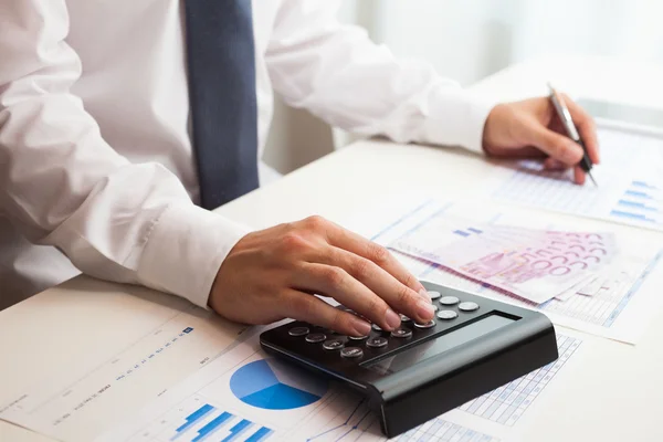 Accountant at work Stock Picture