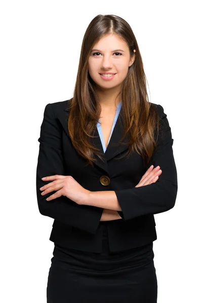 Mujer de negocios sonriente — Foto de Stock