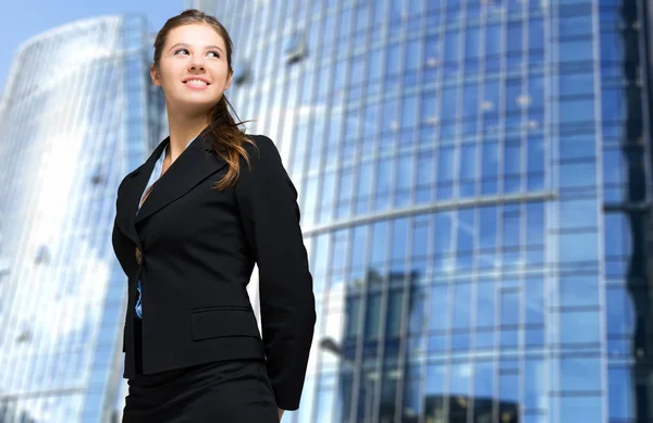 Smiling business woman — Stock Photo, Image