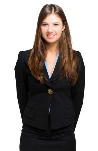 Mujer de negocios sonriente — Foto de Stock