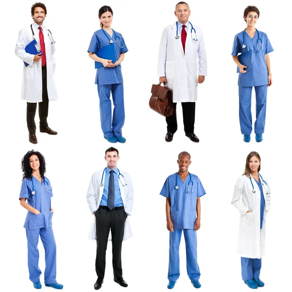 Travailleurs médicaux en uniforme — Photo