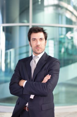 yakışıklı işadamı