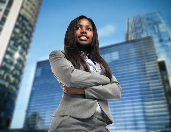 Young black businesswoman — Stock Photo, Image