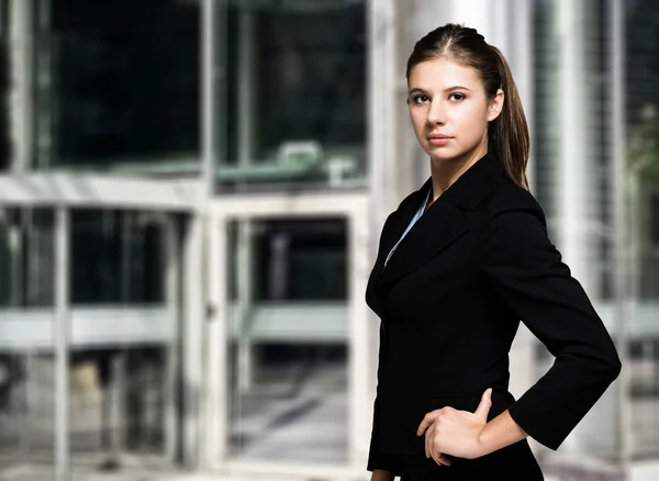 Jovem empresária — Fotografia de Stock