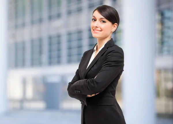 Business woman outdoor Royalty Free Stock Photos