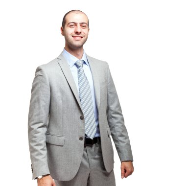 Kendine güvenen işadamı