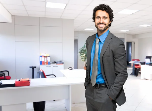 Volwassen zakenman in office — Stockfoto