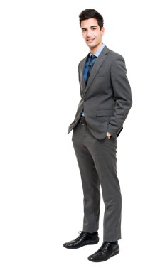 genç yakışıklı işadamı