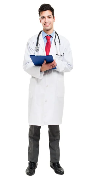 Yakışıklı genç bir doktor — Stok fotoğraf