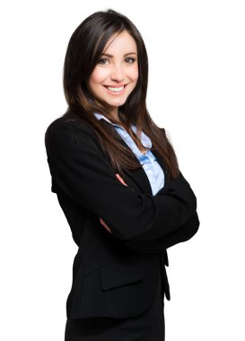 iş kadını ile çapraz kol