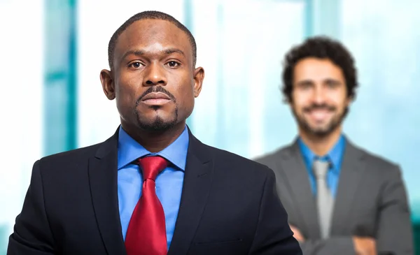 Two handsome businessmen — Stock Photo, Image