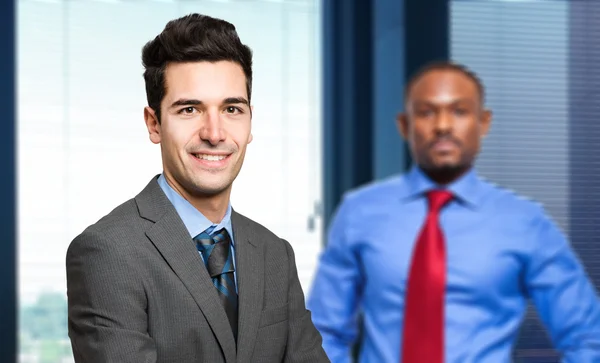 Two handsome businessmen — Stock Photo, Image