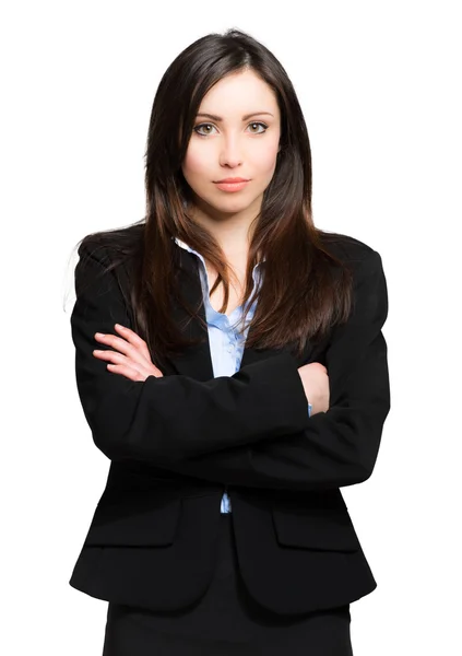 Businesswoman with crossed arms — Stock Photo, Image