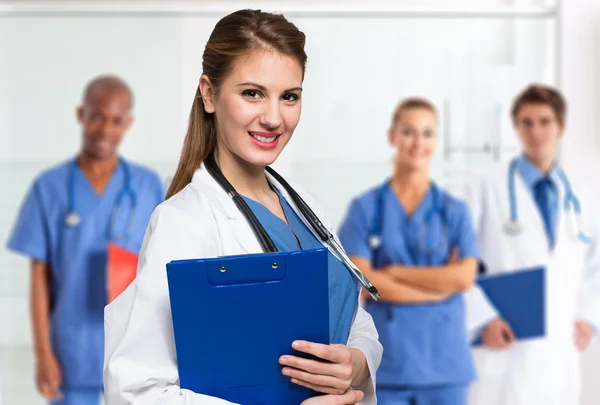 Doctor and medical workers — Stock Photo, Image