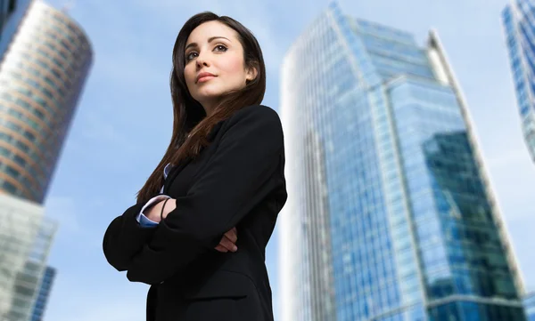 Confident young businesswoman — Stock Photo, Image