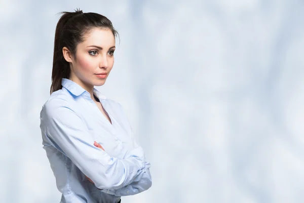 Businesswoman with crossed arms — Stock Photo, Image