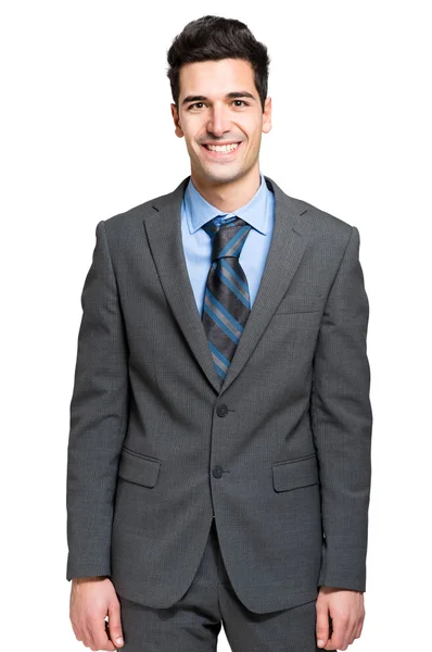 Smiling handsome businessman — Stock Photo, Image