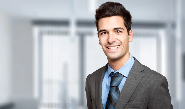 Young handsome businessman — Stock Photo, Image