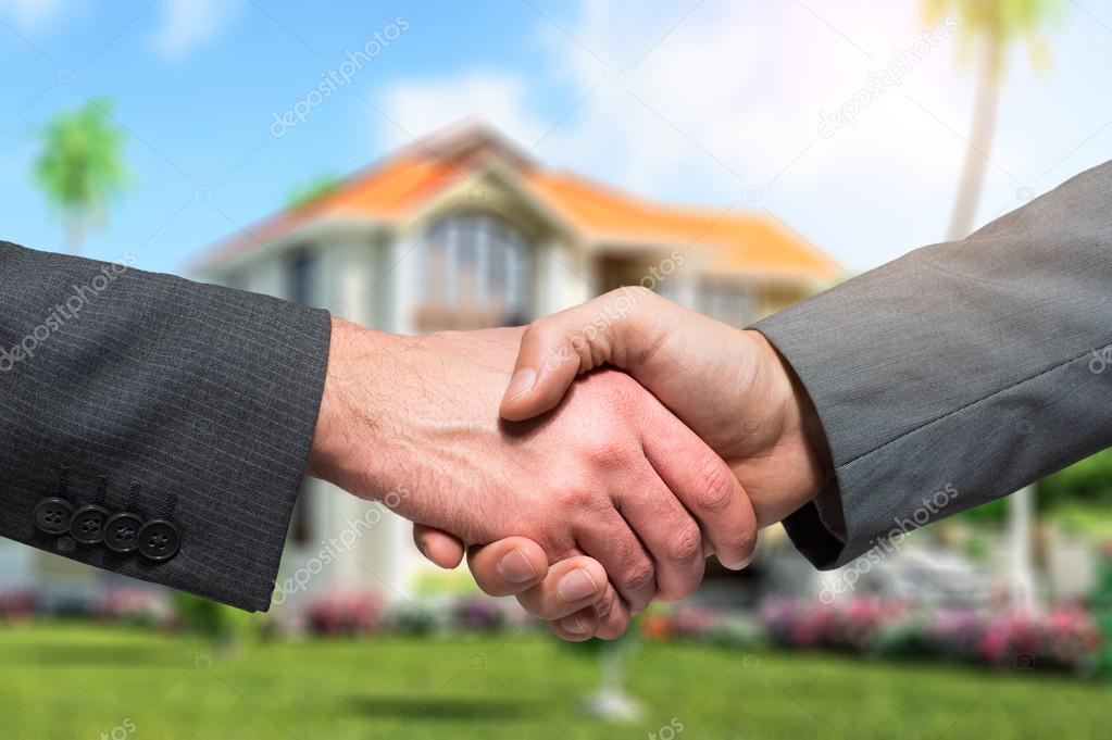 Handshake between businessmen