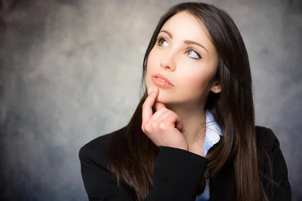 Young pensive woman — Stock Photo, Image