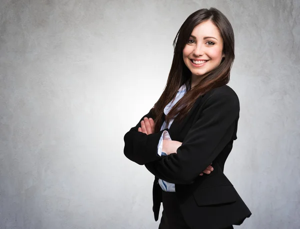 Mulher sorridente bonita — Fotografia de Stock