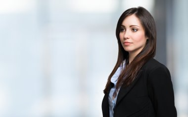 Genç güzel kadın.