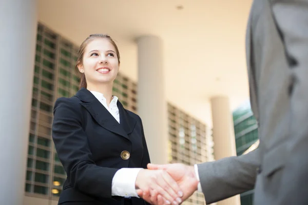 Business people shaking hands — Stock Photo, Image