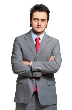 Kendine güvenen işadamı