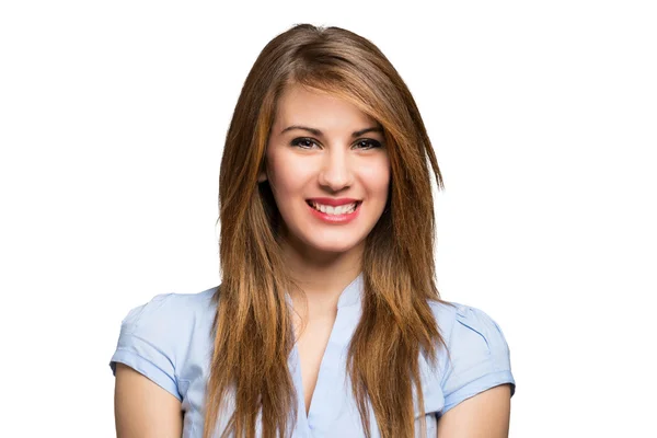 Smiling young woman — Stock Photo, Image