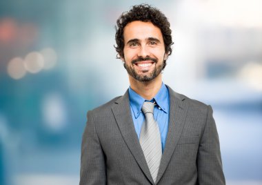 Kendine güvenen erkek Yöneticisi