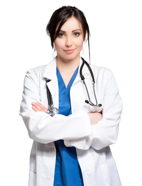 Retrato de uma médica feminina — Fotografia de Stock
