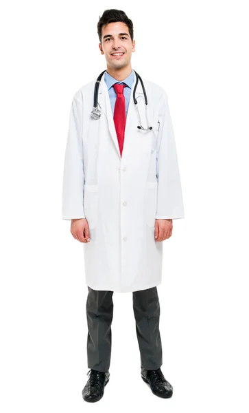 Manliga läkare porträtt — Stockfoto