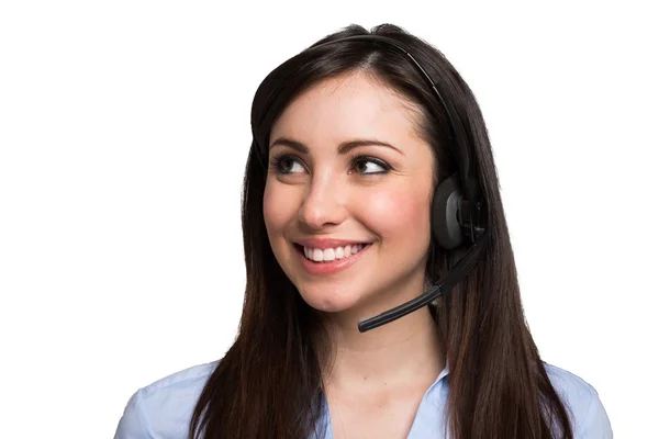 Customer representative at work — Stock Photo, Image