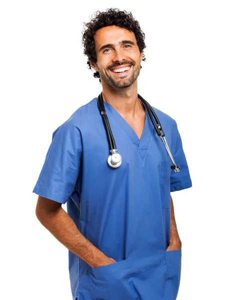 Bello giovane medico — Foto Stock