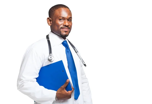 Handsome smiling doctor — Stock Photo, Image