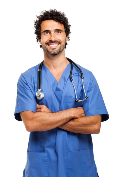 Joven doctor masculino — Foto de Stock