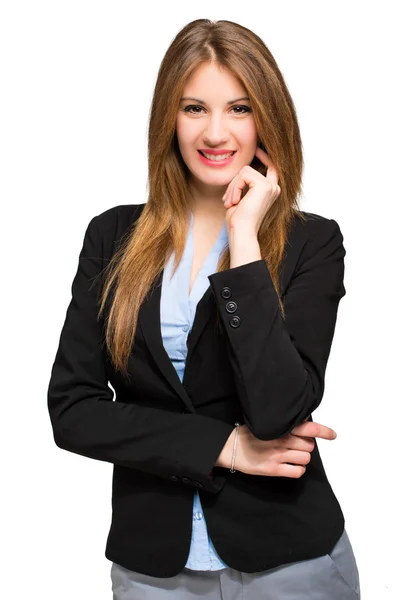 Young smiling businesswoman — Stock Photo, Image