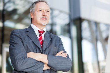 Olgun işadamı açık