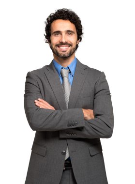 yakışıklı gülen adam