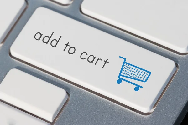 Add to cart button — Stock Photo, Image