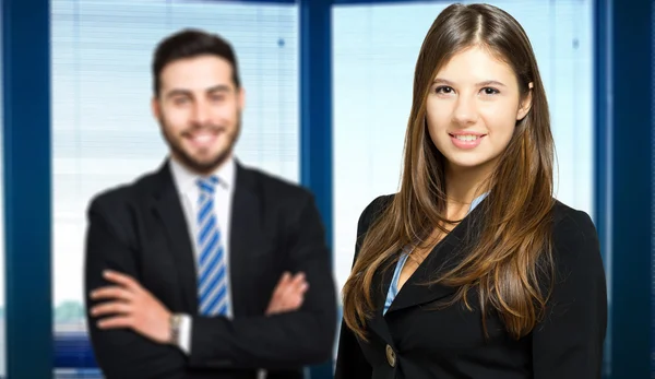 Socios comerciales en la oficina — Foto de Stock