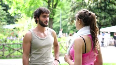 Çift çalıştırdıktan sonra konuşuyor