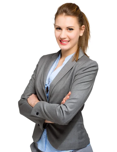 Beautiful young businesswoman — Stock Photo, Image