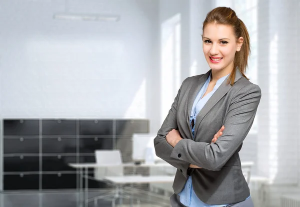 Female manager in office — Stock Photo, Image