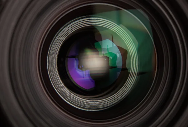 Close-up of a photographic lens — Stock Photo, Image